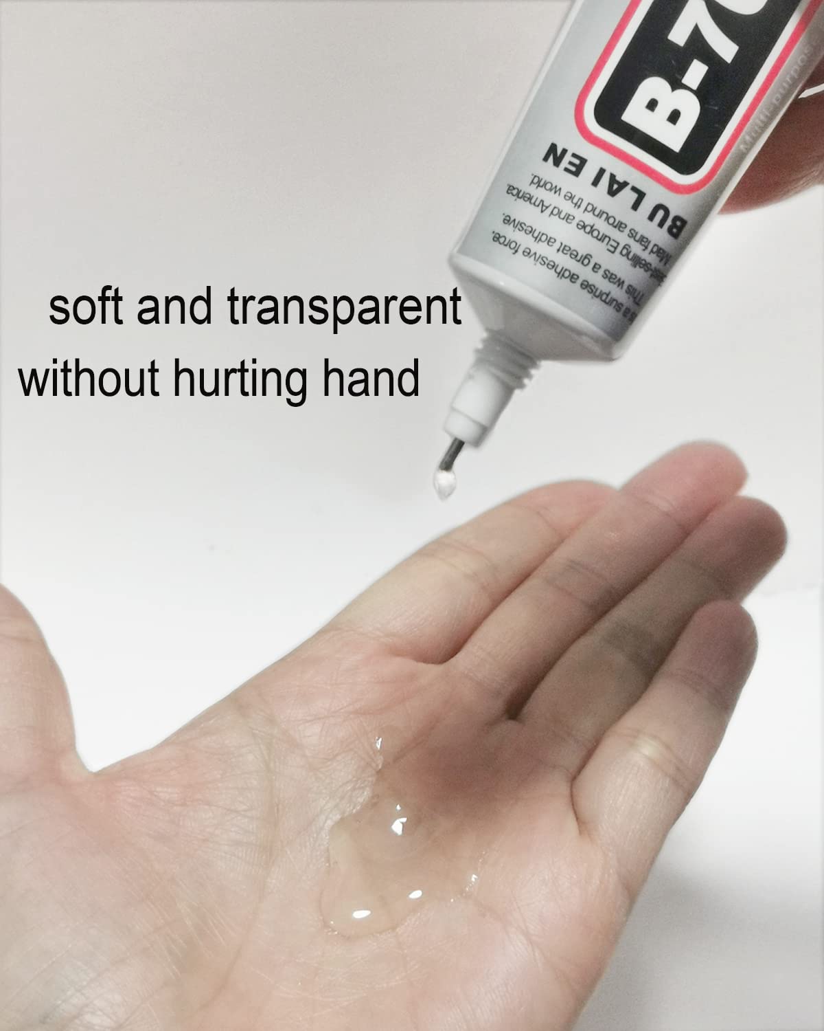 1pack 50ml B-7000 Glue,Multipurpose High Grade Industrial B7000  Adhesive,Semi Fluid Transparent Glues for bonding Mobile  Phone,Tablet,Metal,Wood,Jewelry,Rubber,Leather and Textile 